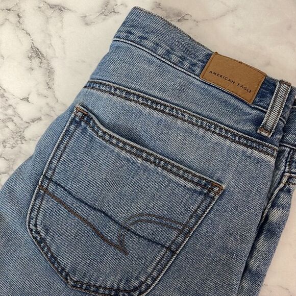 American Eagle Mom Shorts Cuffed Hem 6 - Picture 3 of 6